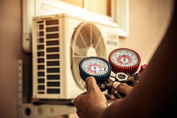 Professional Heat Pump Repair technician working in Belcamp, MD